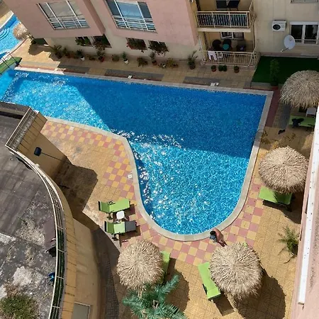 Sunny Beach, Palm Court B26 Apartman Napospart